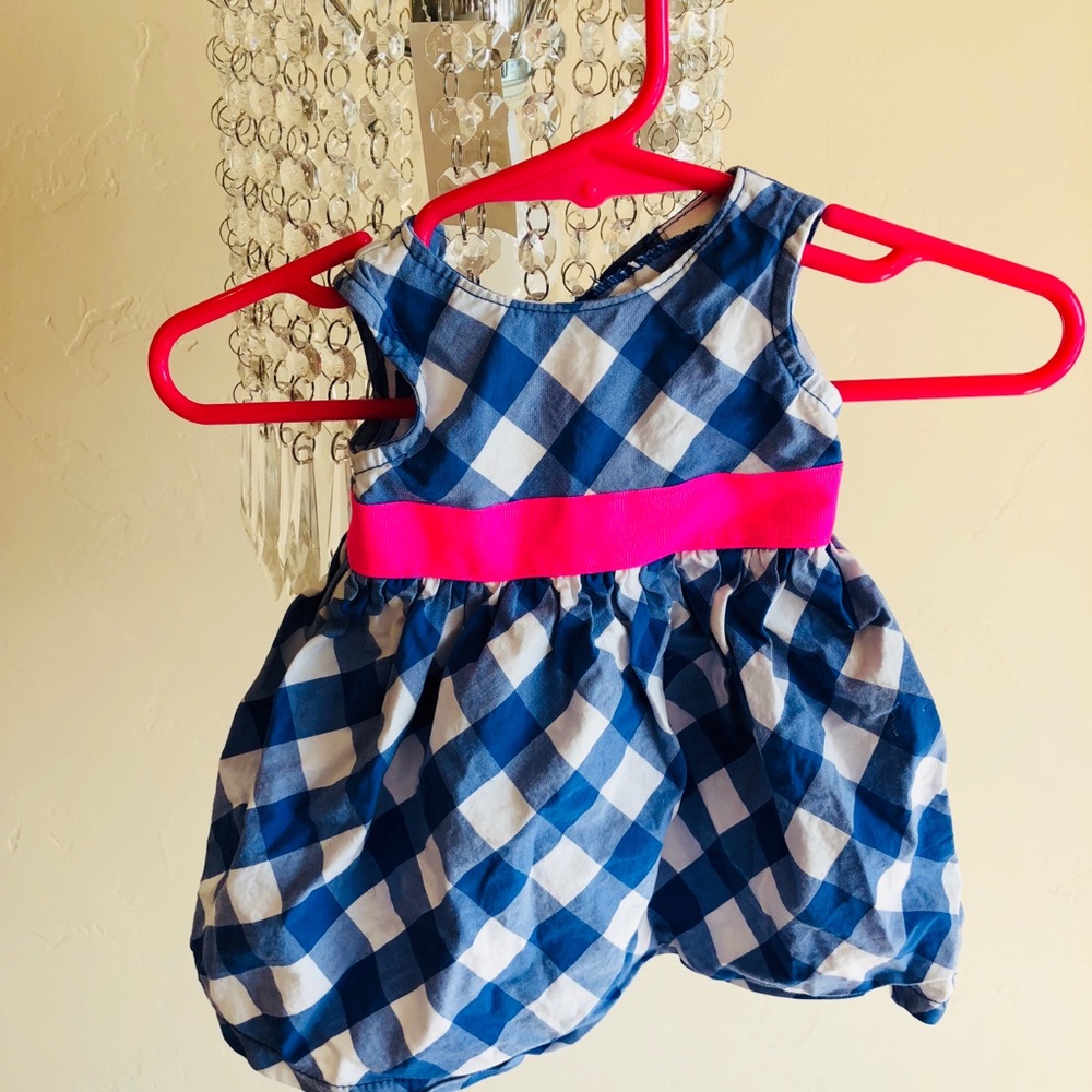 CARTERS newborn plaid adorable dress